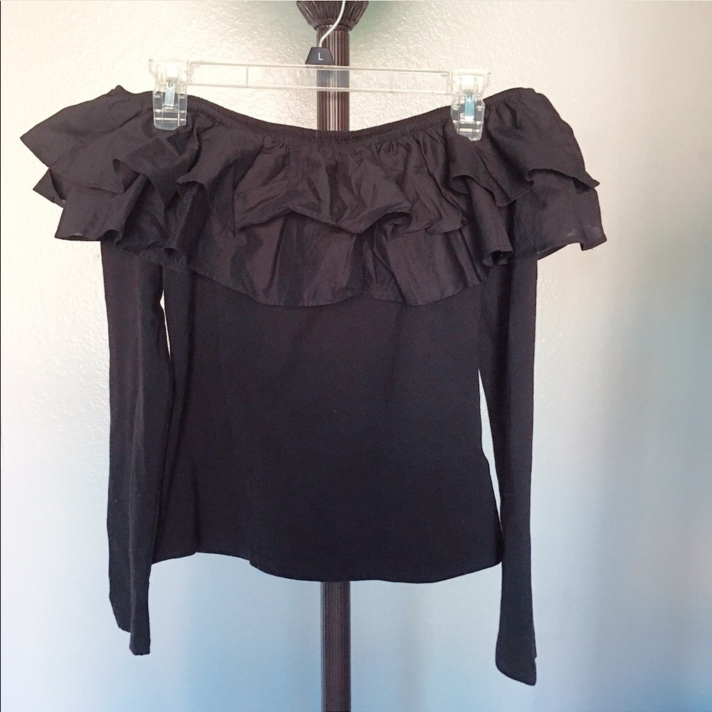 Off-the-Shoulder Ruffle Top